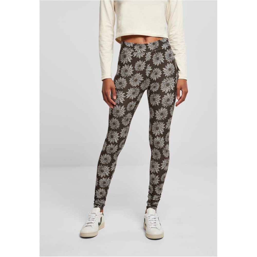 Urban Classics - Soft AOP browncamomile Gamaschen - Braun